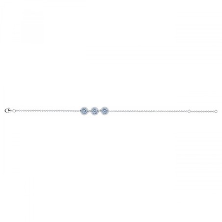 Bracelet femme edora argent 925/1000 et spinelles – bracelets femme