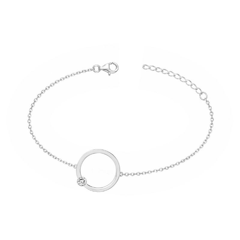 Bracelet femme edora argent 925/1000 et oxyde - bracelets-femme - edora