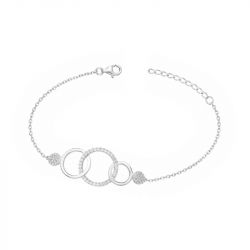 Bracelet femme edora argent 925/1000 et oxydes - bracelets-femme - edora - 0