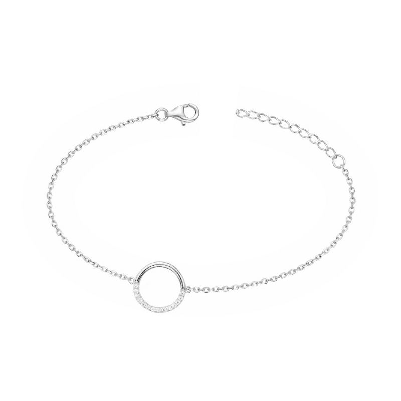 Bracelet femme edora argent 925/1000 et oxydes - bracelets-femme - edora