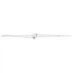 Bracelet femme coeur edora argent 925/1000 et spinelle - bracelets-femme - edora - 2