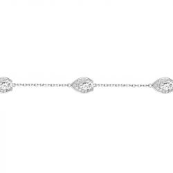 Bracelet or & argent, bracelet plaqué or, bracelet cuir & tissu (38) - bracelets-femme - edora - 2