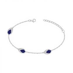 Bracelet femme edora argent 925/1000 et spinelles - bracelets-femme - edora - 0