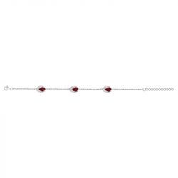 Bracelet femme edora argent 925/1000 et spinelles - bracelets-femme - edora - 2