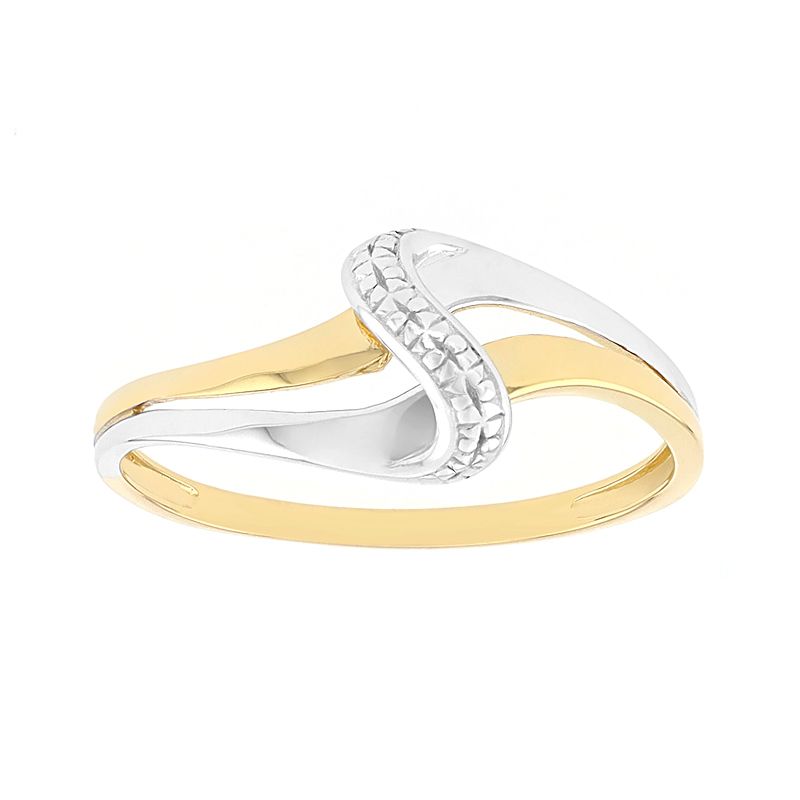 Bague femme edora or 375/1000 bicolore edo09ab72b - bagues-femmes - edora