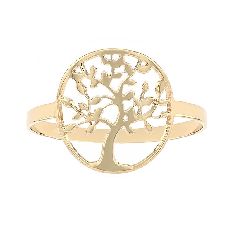 Bague femme arbre de vie edora or 375/1000 jaune edo9k11206 - bagues-femmes - edora