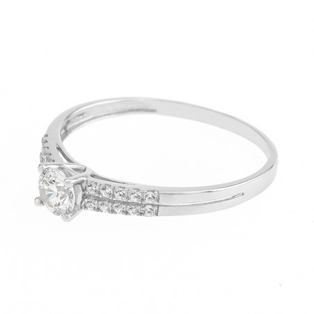 Bagues femme: diamant, bague argent, or & chevaliere femme (9) - solitaires - edora - 2