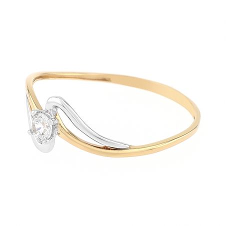 Bagues femme: diamant, bague argent, or & chevaliere femme (9) - solitaires - edora - 2