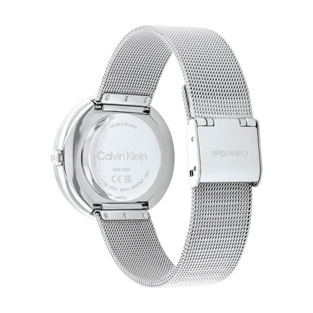 Montre femme sculptural calvin klein acier argenté 25200149 – montres femme