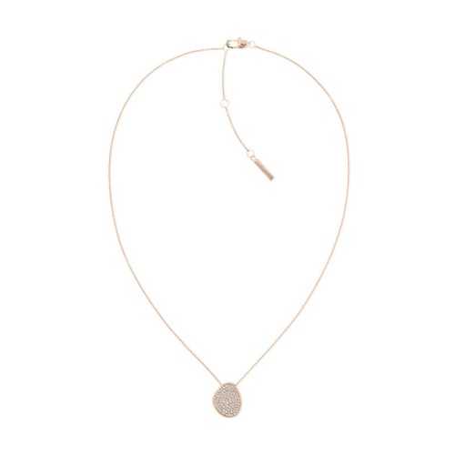 Collier Femme SCULPTURAL CALVIN KLEIN Acier doré rose