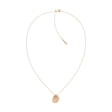 Collier Femme SCULPTURAL CALVIN KLEIN Acier doré rose