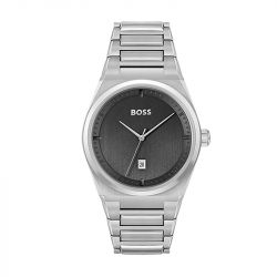 Montre homme steer boss acier argenté - montres-homme - edora - 0