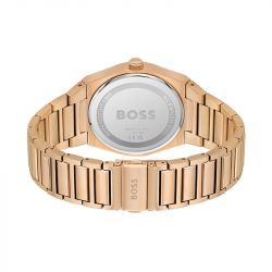 Montre homme steer boss acier doré rose
 - montres-homme - edora - 2