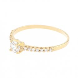 Or 9 carats: bijoux or 9 carats, alliances & bracelet or 9 carats (12) - bagues-femmes - edora - 2