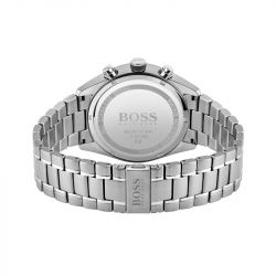 Montre homme chronographe champion boss acier argenté - montres-homme - edora - 2