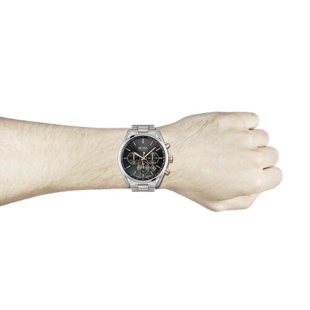 Montre homme chronographe boss acier bicolore – montres homme