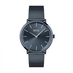 Montre homme boss acier bleu - montres-homme - edora - 0