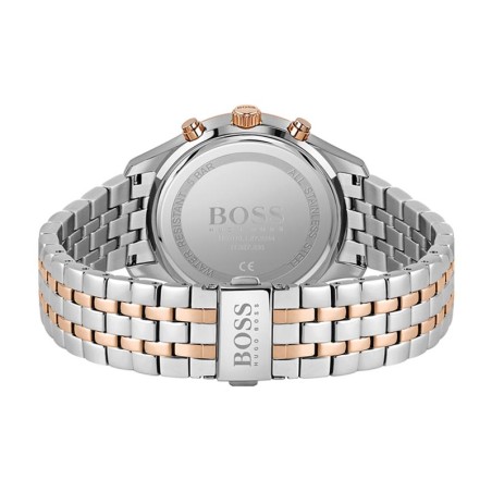 Montre homme chronographe associate hugo boss acier bicolore – montres homme