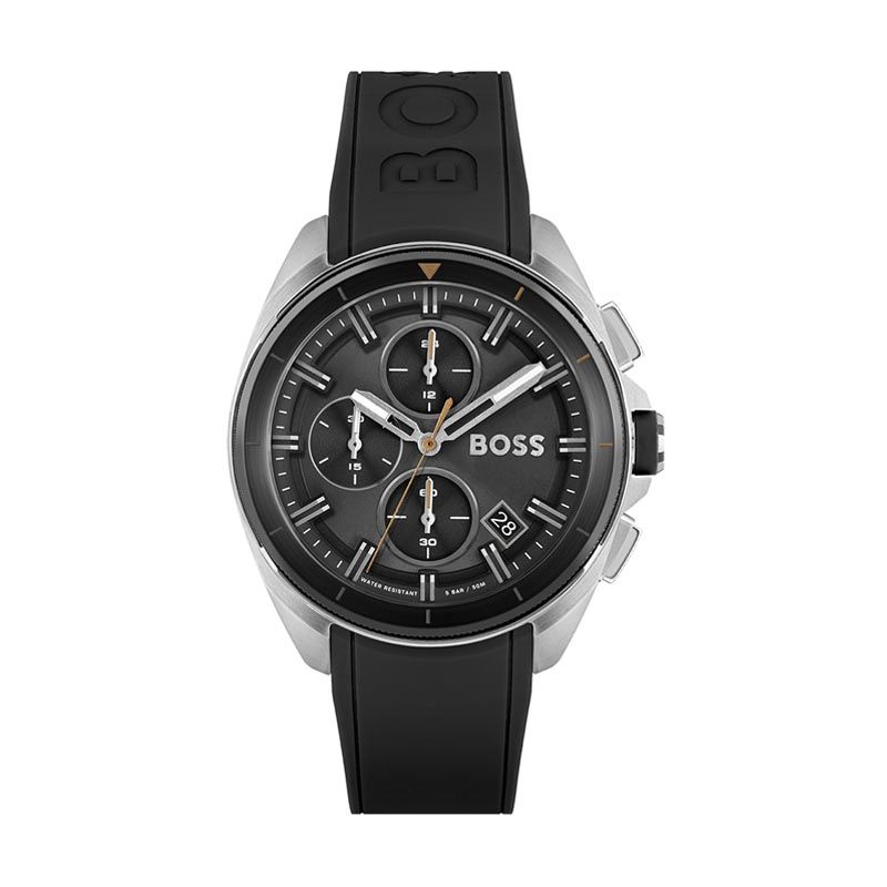 Montre homme chronographe volane boss silicone noir
 - montres-homme - edora