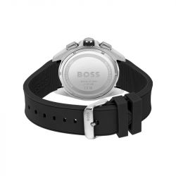Montre homme chronographe volane boss silicone noir
 - montres-homme - edora - 2