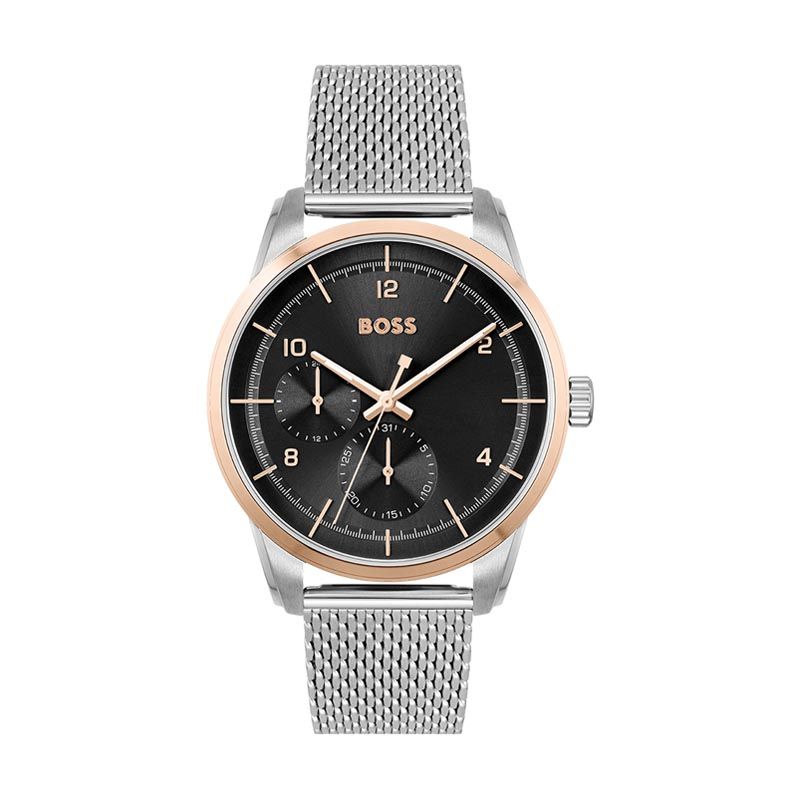 Montre homme boss acier argenté - montres-homme - edora