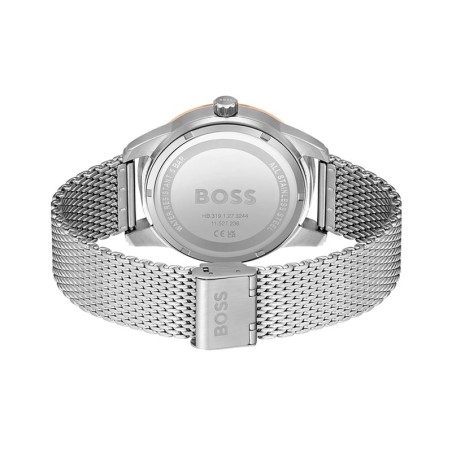 Montre homme boss acier argenté – montres homme