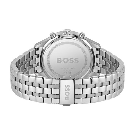 Montre homme chronographe boss acier argenté – montres homme