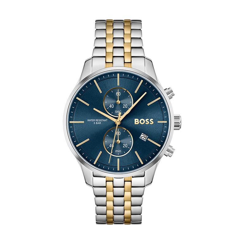 Montre homme chronographe boss acier bicolore
 - montres-homme - edora