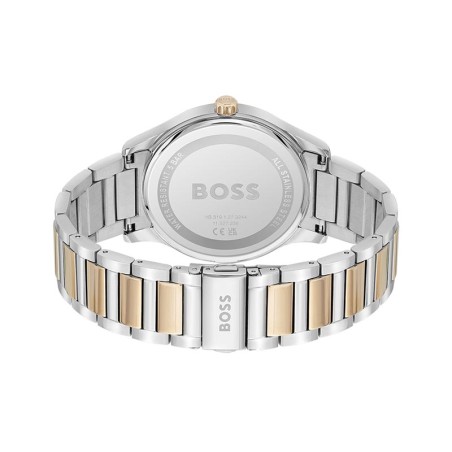 Montre homme boss acier bicolore – montres homme