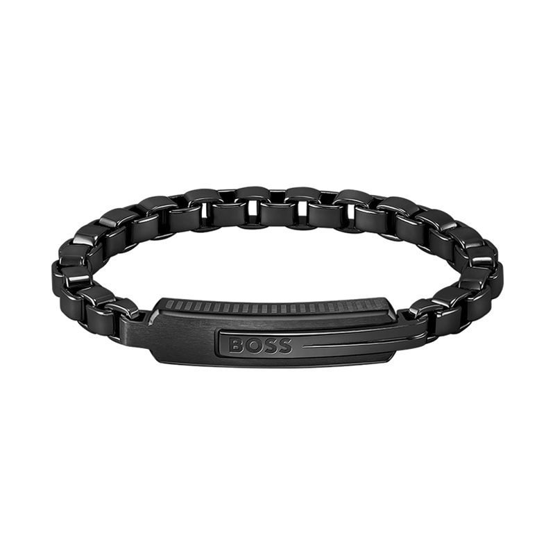 Bracelet homme hugo boss acier noir - bracelets-homme - edora Bracelet homme hugo boss acier noir - bracelets-homme - edora