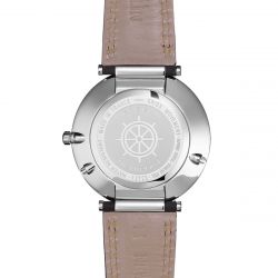 Montre homme newport slim michel herbelin cuir gris noir  - montres-homme - edora - 2