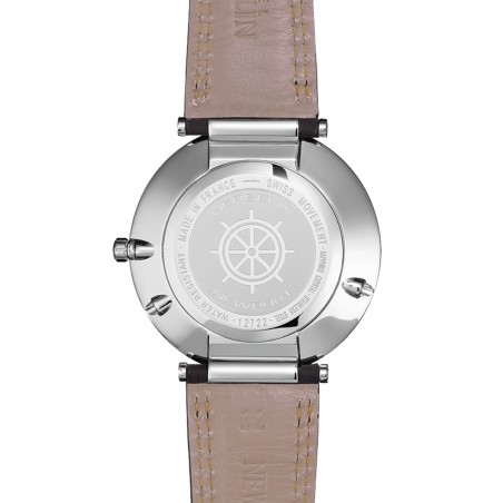 Montre homme newport slim michel herbelin cuir gris noir  – montres homme