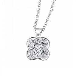 Collier femme pendentif chance of love n°2 mauboussin or 750/1000 blanc et diamants - colliers-femme - edora - 1