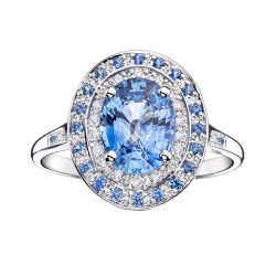 Bague femme saint hilaire de la mer mauboussin or 750/1000 blanc