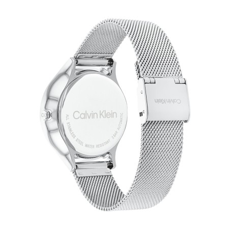 Montre femme automatique timeless auto calvin klein acier blanc 25200121 – automatiques