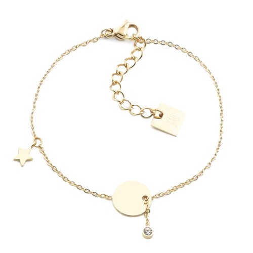 Bracelet Femme ZAG CHARM Acier doré