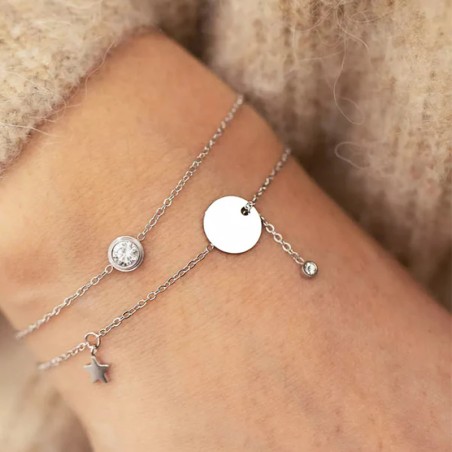 Bracelet Femme ZAG CHARM Acier doré
