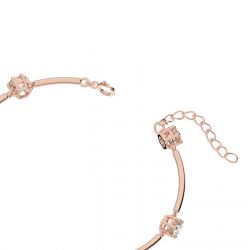 Bracelet femme  swarovski constella métal doré rose et cristaux - bracelets-femme - edora - 1