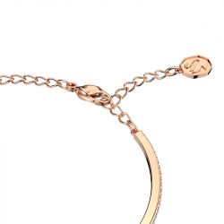 Bracelet femme jonc swarovski millenia métal doré rose et cristaux - bracelets-femme - edora - 2
