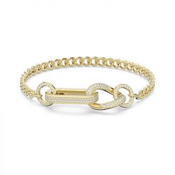 Bracelet femme swarovski dextera pavÉ s métal doré  - bracelets-femme - edora - 0