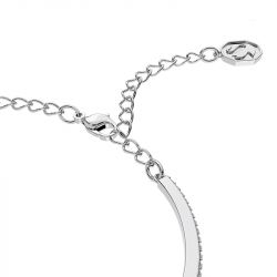 Bracelet femme jonc swarovski millenia métal rhodié et cristaux - bracelets-femme - edora - 2