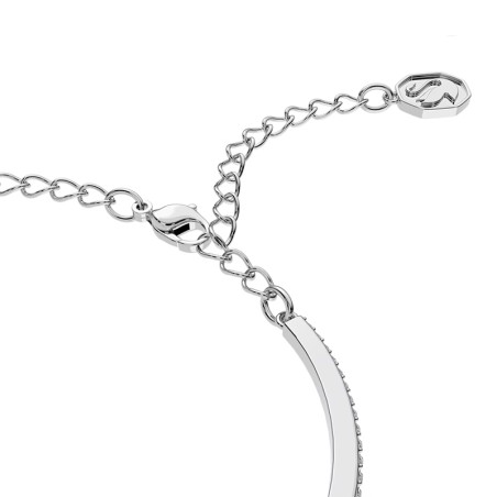 Bracelet femme jonc swarovski millenia métal rhodié et cristaux – bracelets femme