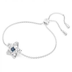 Bracelet femme swarovski stella métal rhodié et cristaux - bracelets-femme - edora - 2