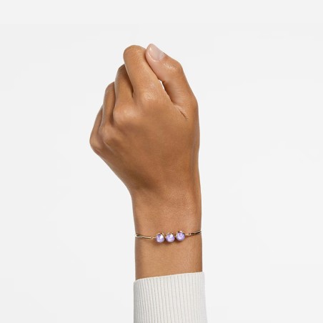 Bracelet femme swarovski orbita ronde métal doré – bracelets femme