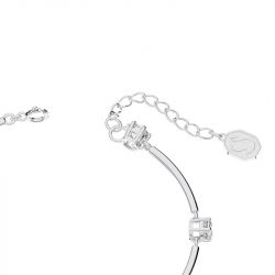 Bracelet femme jonc swarovski constella métal rhodié et cristaux - bracelets-femme - edora - 2