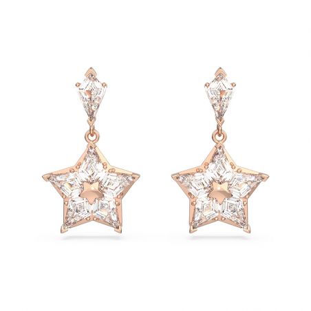 Boucles d’oreilles pendantes argent, or, perles & or blanc femme - boucles-d-oreilles-femme - edora - 1