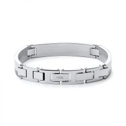 Bracelet homme cuir, argent, perle - bracelet homme tendance - plus-de-bracelets-hommes - edora - 2