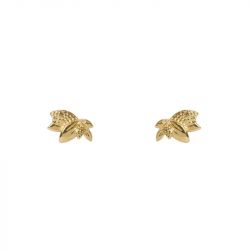 Boucles d'oreilles femme emma & chloÉ sol or acier doré - boucles-d-oreilles-femme - edora - 0