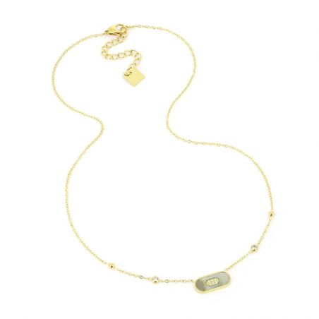 Colliers acier: colliers acier inoxydable & chaines acier - colliers-femme - edora - 1