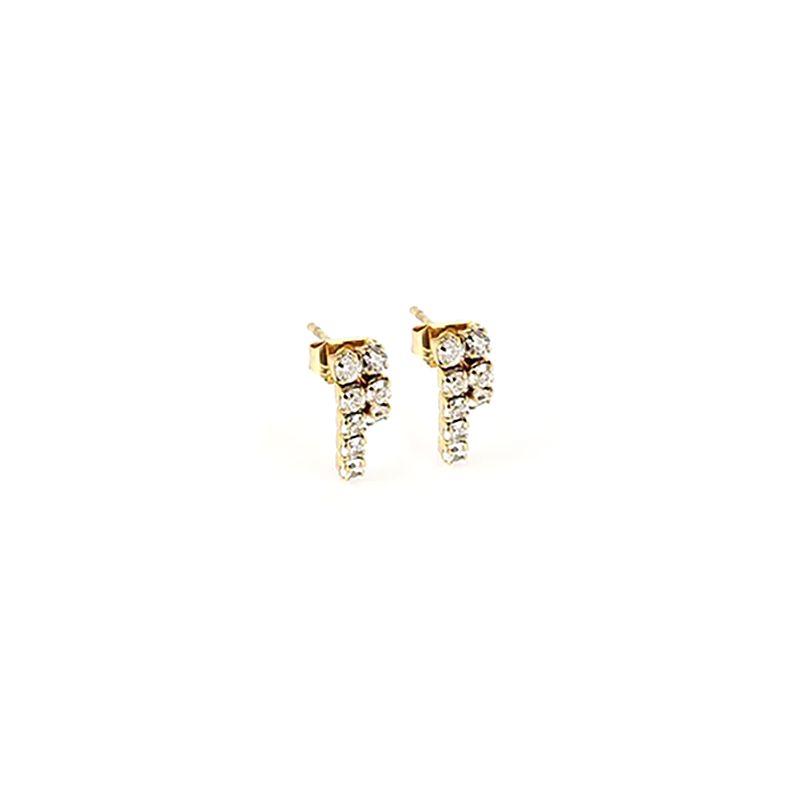 Boucles d'oreilles femme zag hamptons acier doré sep15188-01wht - boucles-d-oreilles-femme - edora